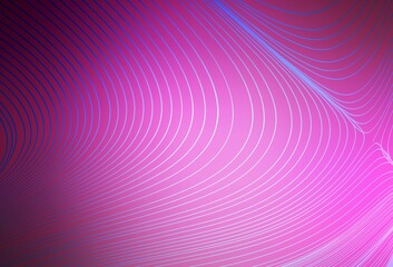 Light Pink vector layout with curved lines.