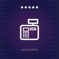 cashbox vector icon