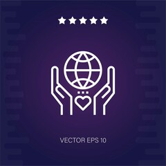 charity vector icon