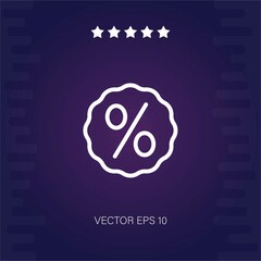 discount vector icon