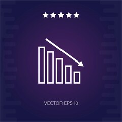 loss vector icon vector illustration