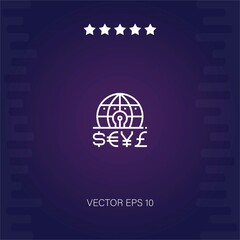 market vector icon vector illustration