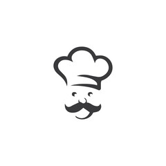 Hat chef logo template