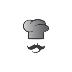 Hat chef logo template