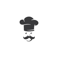 Hat chef logo template