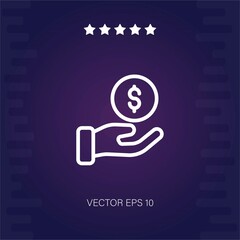 money vector icon vector illustration