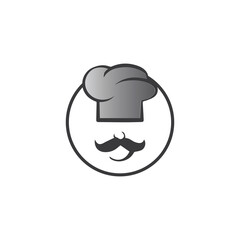 Hat chef logo template