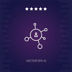 network vector icon vector illustration