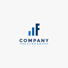 financial graph F logo