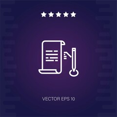 paper vector icon vector illustration