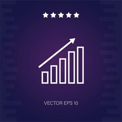 profits vector icon vector illustration