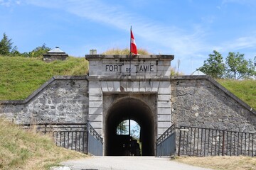 Le fort de Tamié, forteresse du 19 ème siècle, ville de Mercury, département de la Savoie, ...