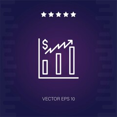 stats vector icon vector illustration