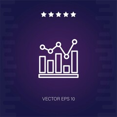 stats vector icon vector illustration