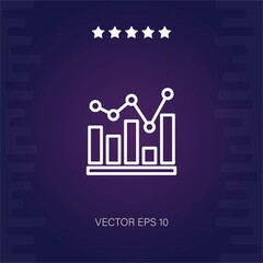 stats vector icon vector illustration