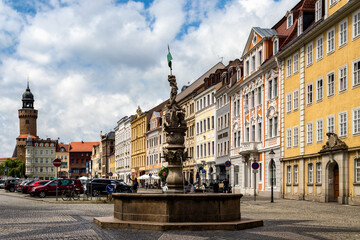 Der Georgsbrunnen am Görlitzer Obermarkt