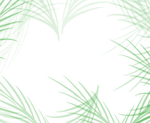 Green and white abstract background