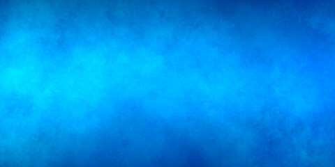 Fototapeta na wymiar classic blue bright light grunge background with blackouts on the edges