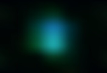 Dark Green vector blurred shine abstract background.