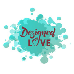 Vector illustration of text for tag, label or package of clothes, jewelry, design or handmade products. Decoration for shop windows. Banner for webpage. EPS 10.