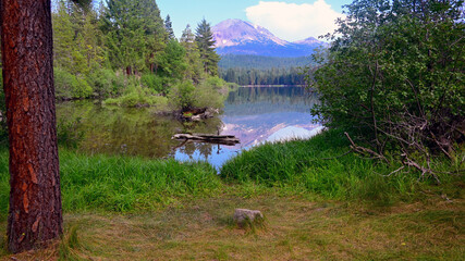 Lake Manzanita, Lassen Volcanic National Park, California, USA

