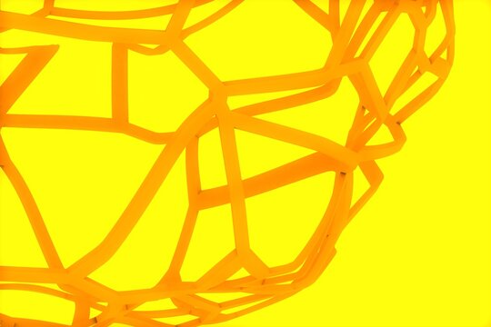 3D rendering abstract colorful shape illustration