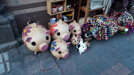 artesanías de cerditos 