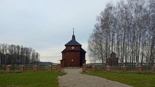 a wooden Catholic church dedicated to the Blessed Virgin Mary, built in 1742 in Zawady, currently standing in the village of Cibory, in Podlasie, Poland