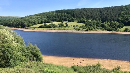 Fototapeta na wymiar Photo of Derwent Reservoir, Sheffield in Summer