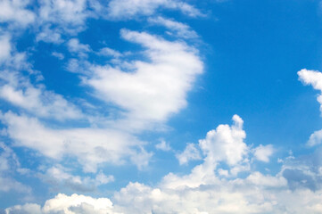 Background natural sky blue blurred