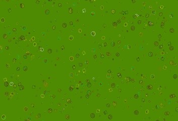 Light Green, Yellow vector background with cuisine gourmet.