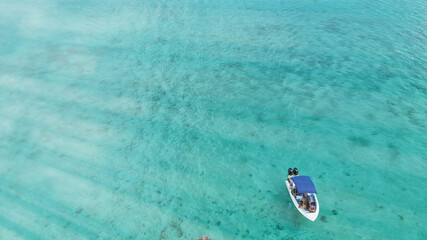 Crystal Rock aerial view, Mauritius Island