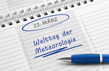 Notiz: 23. März, Welttag der Meteorologie