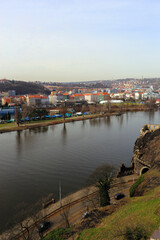 Vltava river. Prague.