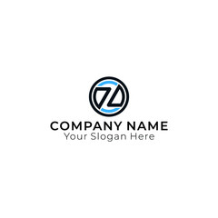 Z Letter Logo concept. Creative Minimal Monochrome Monogram emblem design template. Graphic Alphabet Symbol for Corporate Business Identity. Creative Vector element