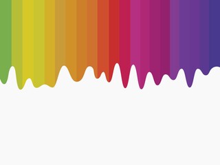 abstract spectrum paint colour dipping on white background for wallpaper, texture, label, banner, cover or other element. vector design