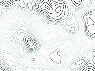 abstract monochrome simple topography map style pattern for background, wallpaper, banner, label, cover, texture etc. vector design. 
