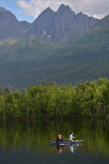 Alaska trout fishing adventure on Reflections Lake