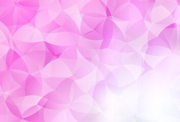 Light Pink vector backdrop with memphis shapes.