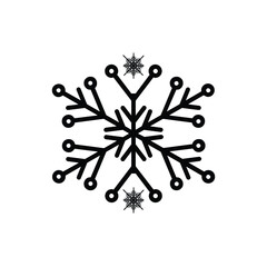 Vector snowflake Icon