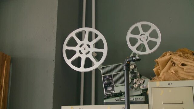 Vintage film projector
