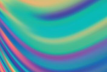 Light Green, Red vector glossy abstract backdrop.