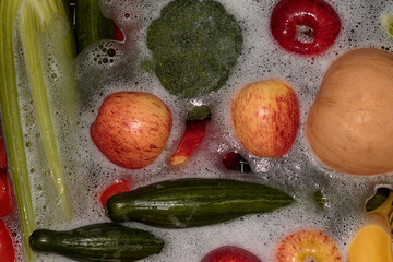 Disinfection of fruits and vegetables