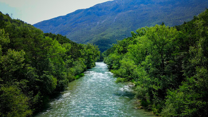 Fototapeta na wymiar The Verdon River in the French Alpes - travel photography