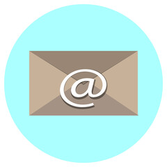 E-mail flat icon