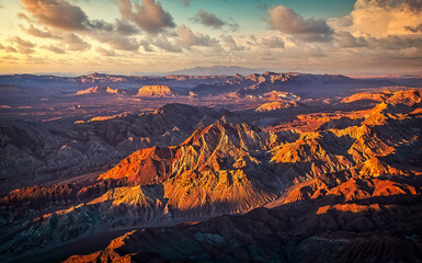 Sunset in the Desert