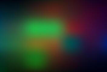 Dark Green, Red vector blurred template.