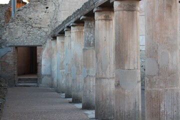 Stone pillars