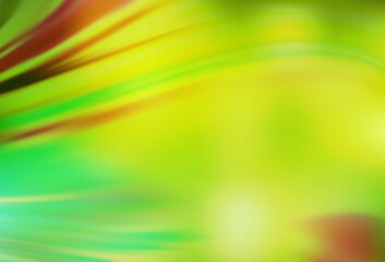Light Green, Yellow vector blurred shine abstract template. Creative illustration in halftone style with gradient. Smart design for your work.