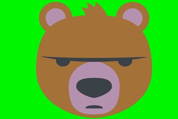 bear face